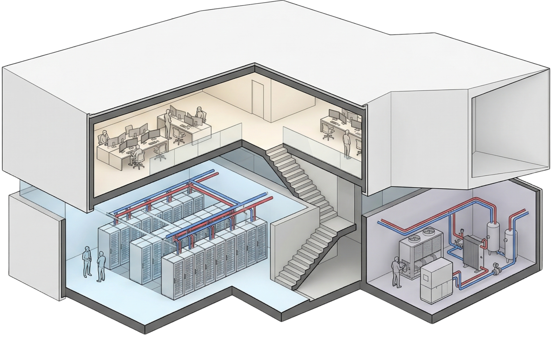 Three-loop thermal architecture